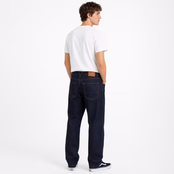 Pantaloni Vans Check-5 Loose Denim Albastru 29 - 5