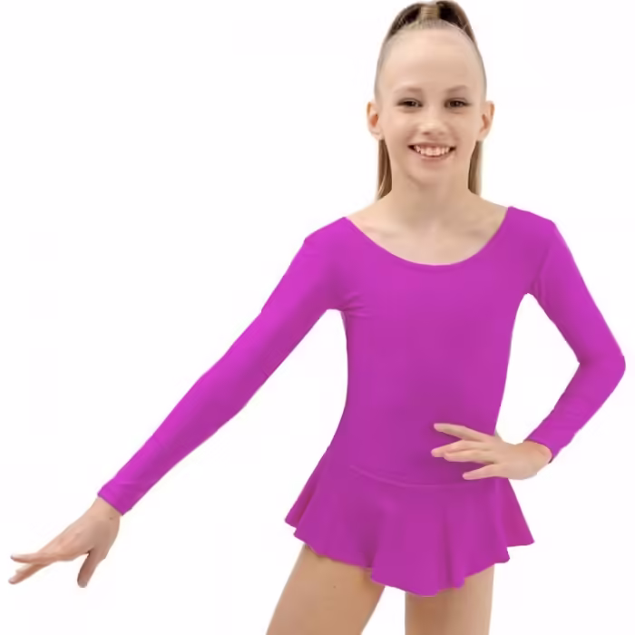 Costum p/u gimnastica Grace Dance Gymnastic leotard with skirt
