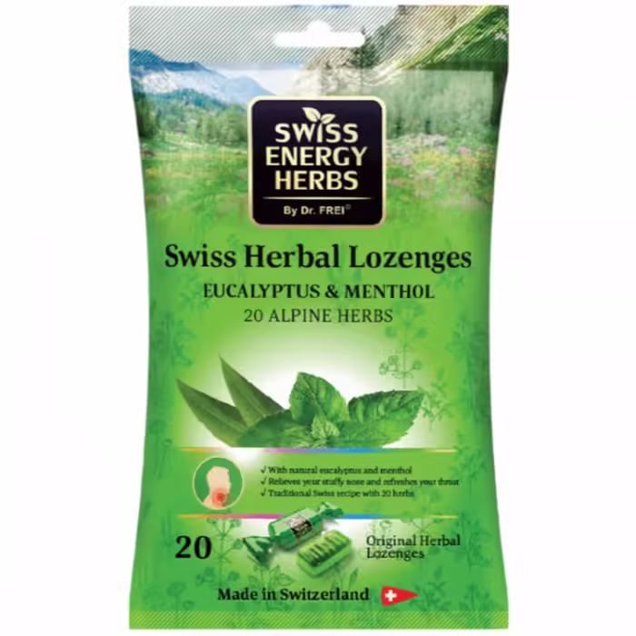 Витамины Swiss Energy 20 herbs EUCALIPT&MENTA