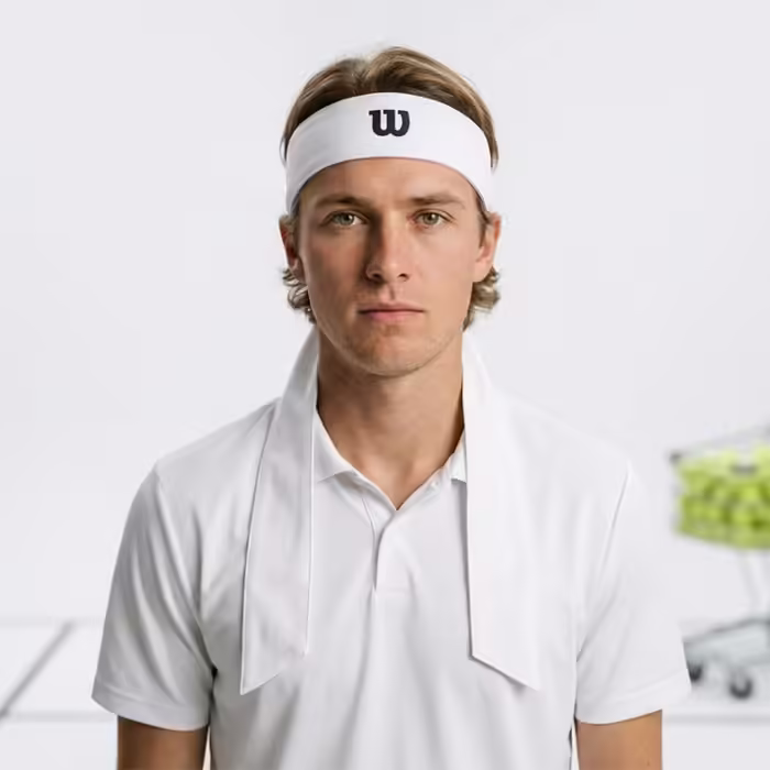 Повязка на голову Wilson TIE HEADBAND - 5