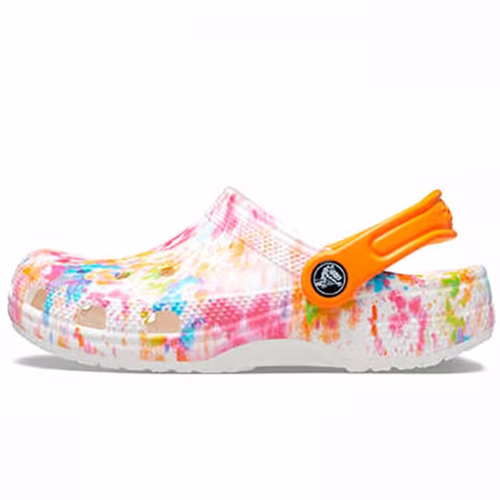 Шлепанцы Crocs Classic Tie Dye Graphic Kids Clog