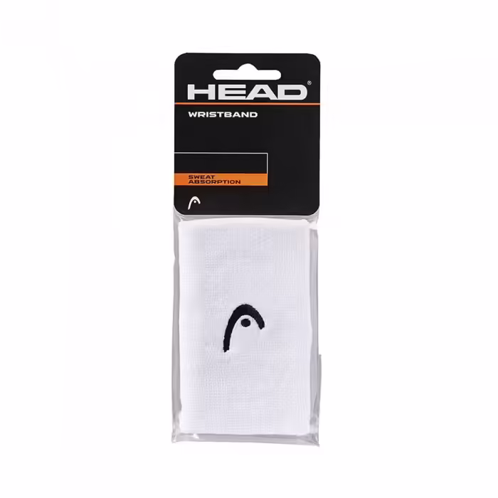 Напульсник HEAD 285070 MANSETE TENIS 5 HEAD 2BUC ALB