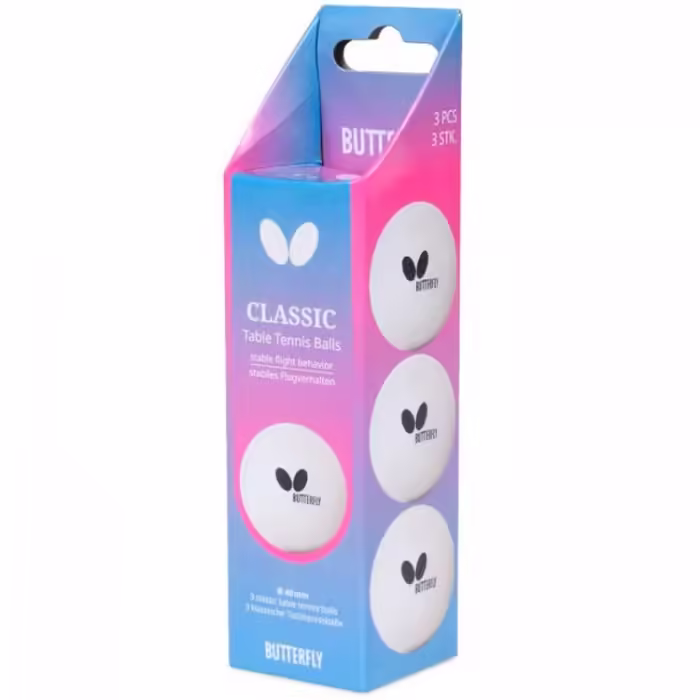 Set mingi tenis de masa 3 buc Butterfly CLASSIC BALLS