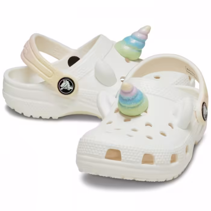 Slapi Crocs Classic IAM Rainbow Unicorn CgT - 5