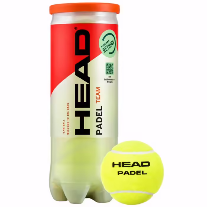 Set mingi pentru padel 3 buc HEAD TEAM PADEL 3B