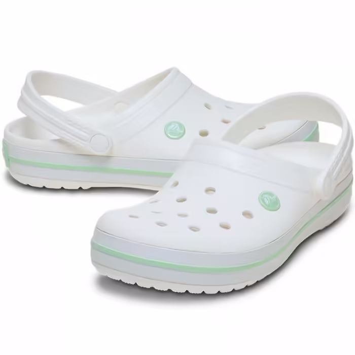Slapi Crocs Crocband Alb 41-42 - 5