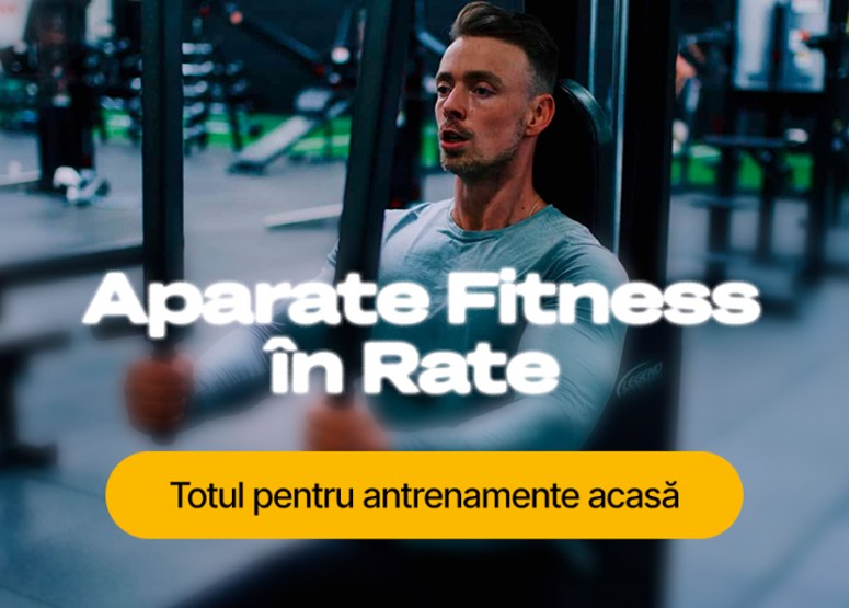 Aparate fitnes în rate