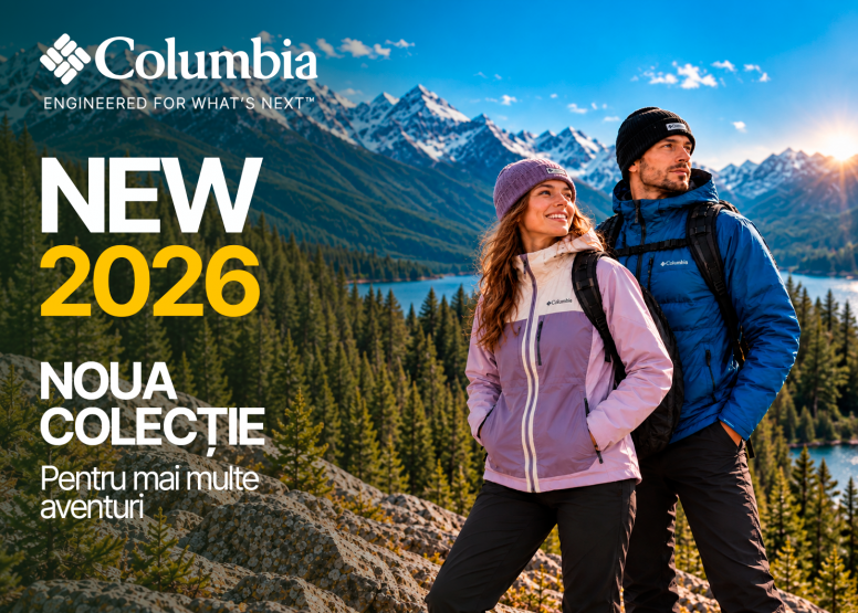 Noua colecție de toamnă Columbia la Sportlandia — haine și încălțăminte pentru femei și bărbați