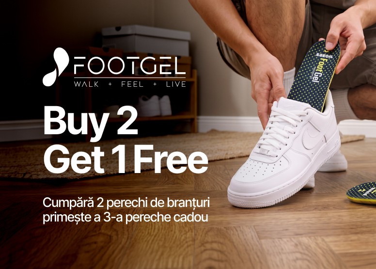 3 perechi de branțuri FOOTGEL la preț de 2