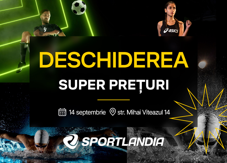 Prețuri impresionante cu ocazia deschiderii noului magazin Sportlandia