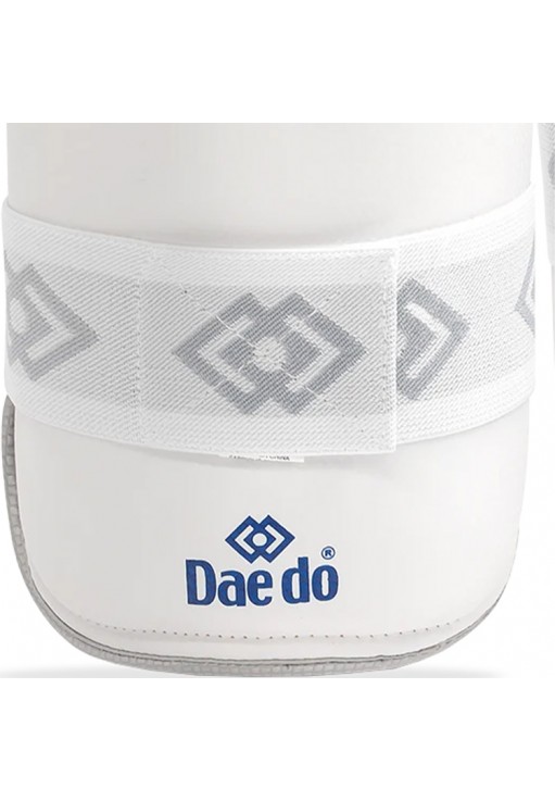 Защита голени для Тхэквондо DAEDO WT SHIN GUARD Silver Fit