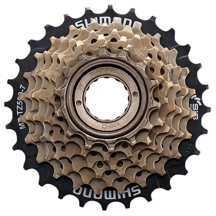 Звездочки SHIMANO MF-TZ500-7, 7-speed, 14-2 MF-TZ500-7 7-SPEED 14-2