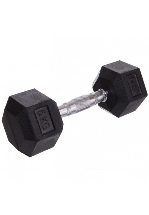 Gantera 5 kg SILAPRO Hexagonal ganter