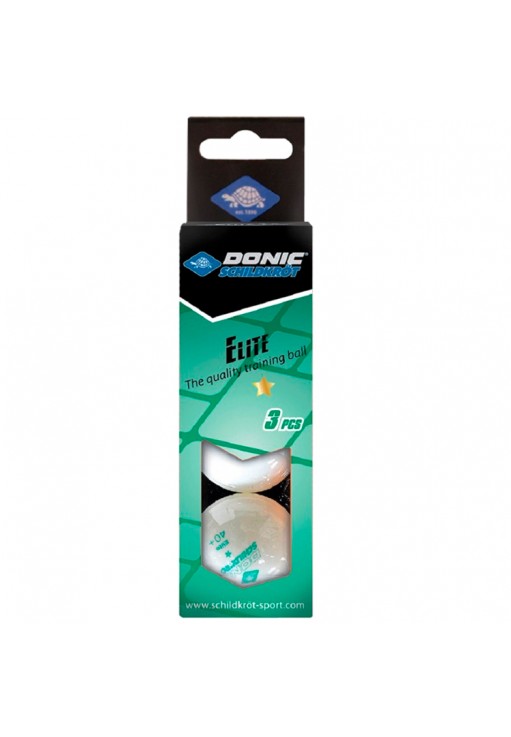 Set mingi tenis de masa 3 buc Donic Elite 1 Star 40+