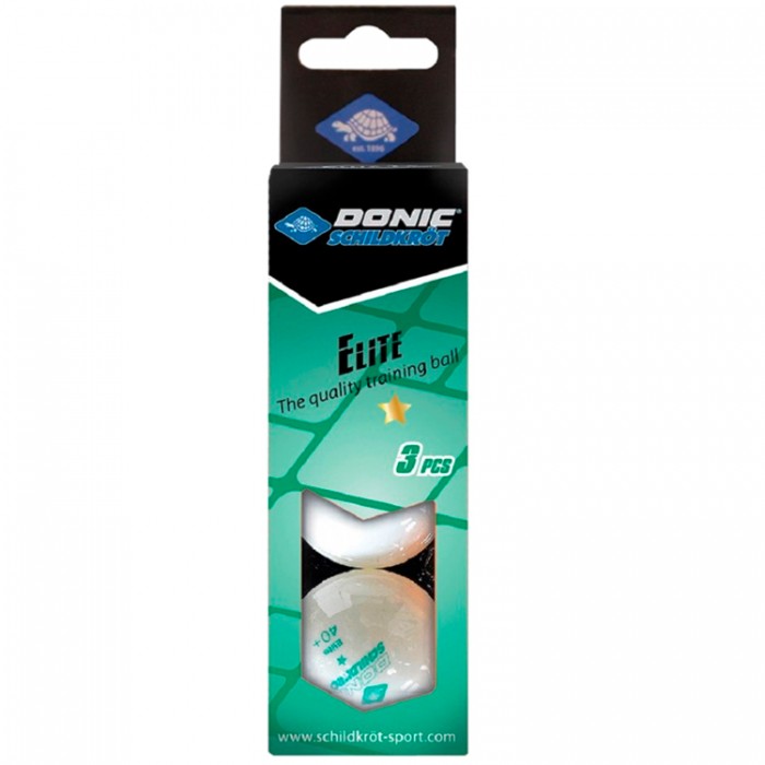 Set mingi tenis de masa 3 buc Donic Elite 1 Star 40+ 608310-40+