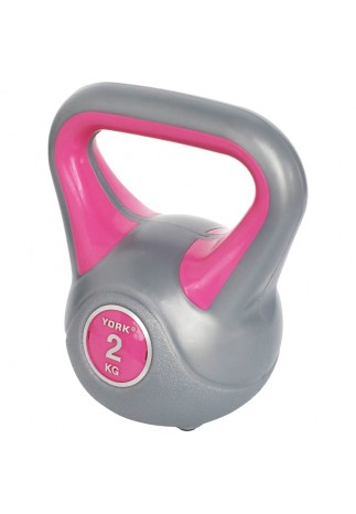 Greutate 2 kg YORK Vinyl Kettlebell