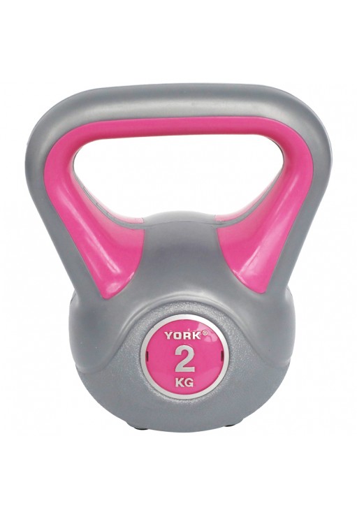 Гиря 2 кг YORK Vinyl Kettlebell