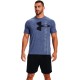 Футболка Under Armour UA Tech Split Logo Hybrid SS 1363279-400