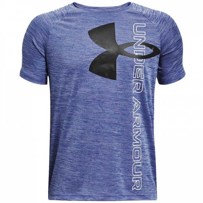 Футболка Under Armour UA Tech Split Logo Hybrid SS 1363279-400 - 3