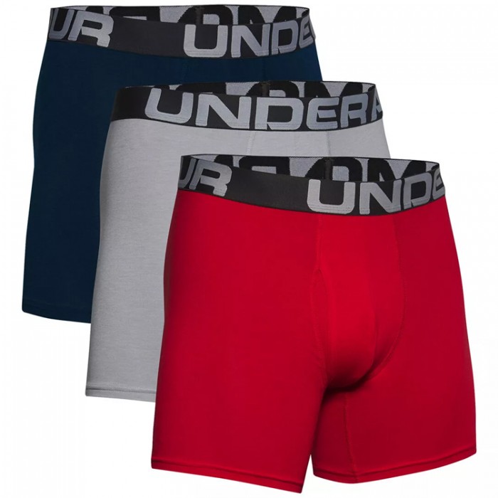 Boxeri Under Armour UA Charged Cotton 6in 3 Pack 1363617-600