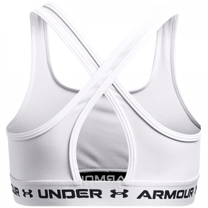 Bra sportive Under Armour UA G CROSSBACK MID SOLID 1369971-100 - imagine №4