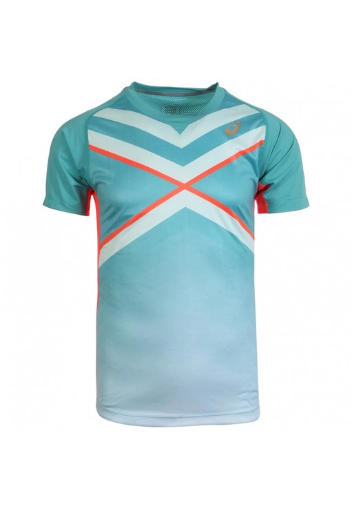 Футболка Asics TENNIS M GPX TEE TECHNO CYAN