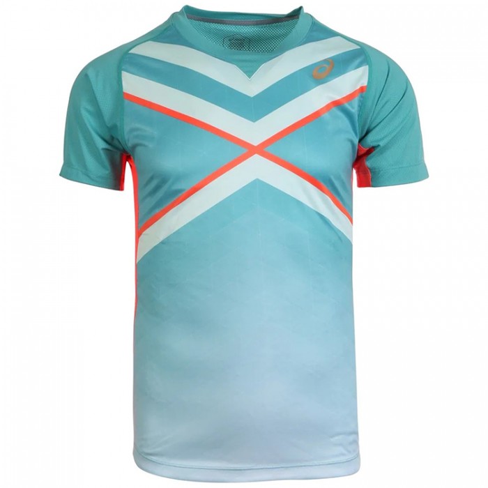 Футболка Asics TENNIS M GPX TEE TECHNO CYAN 2041A119-300