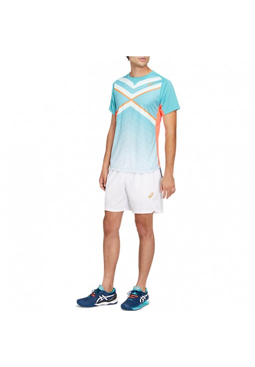 Футболка Asics TENNIS M GPX TEE TECHNO CYAN