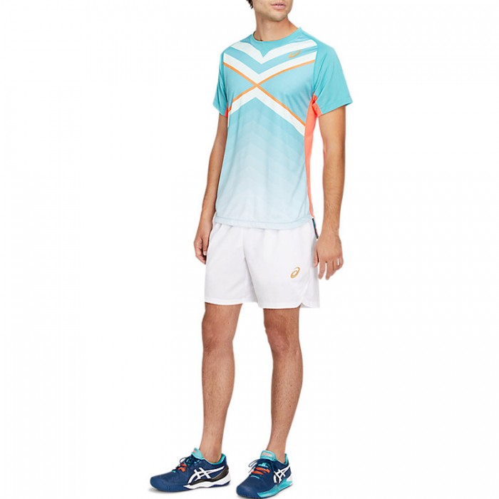 Футболка Asics TENNIS M GPX TEE TECHNO CYAN 2041A119-300 - 2