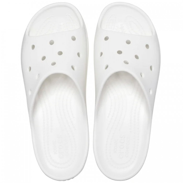 Шлепанцы Crocs Classic Platform Slide 208180-100 - изображение №2