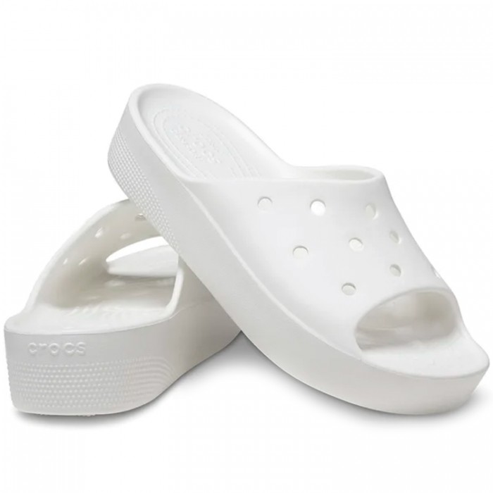 Шлепанцы Crocs Classic Platform Slide 208180-100 - изображение №3