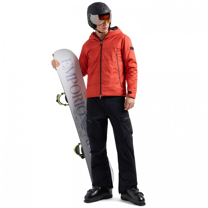 Pantaloni EA7 EMPORIO ARMANI TECHNICAL-FABRIC SKI TROUSERS 6DPP06-PN44Z-1200 - 4