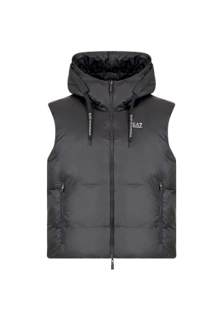 Vesta EA7 EMPORIO ARMANI REVERSIBLE VEST WITH HOOD