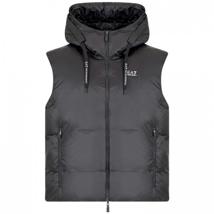 Vesta EA7 EMPORIO ARMANI REVERSIBLE VEST WITH HOOD 6DPQ03-PNGAZ-1200