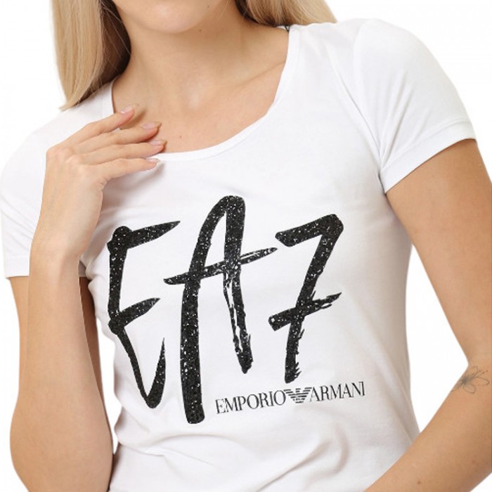 Футболка EA7 EMPORIO ARMANI T-Shirt 6DTT18-TJQCZ-1100 - изображение №4