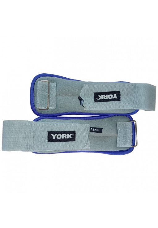 Утяжелители 2x0.5 кг (пара) YORK Soft ankle/wrist weights