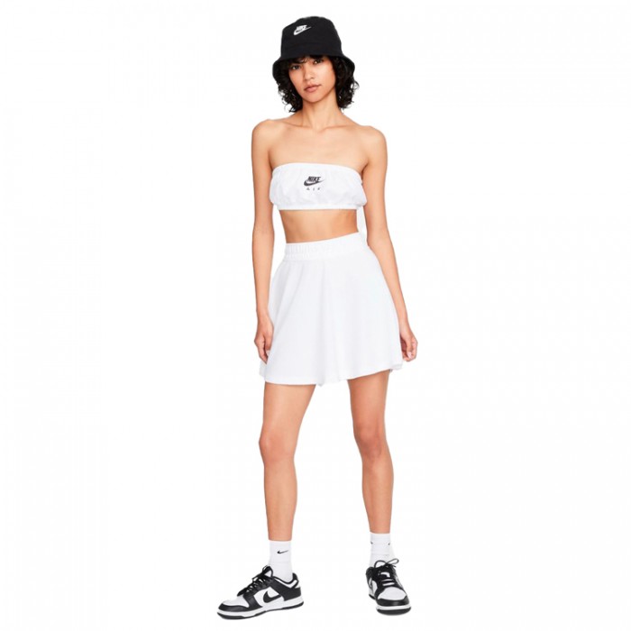 Спортивное бра Nike W NSW AIR PIQUE TOP BANDEAU DM6460-100 - изображение №4