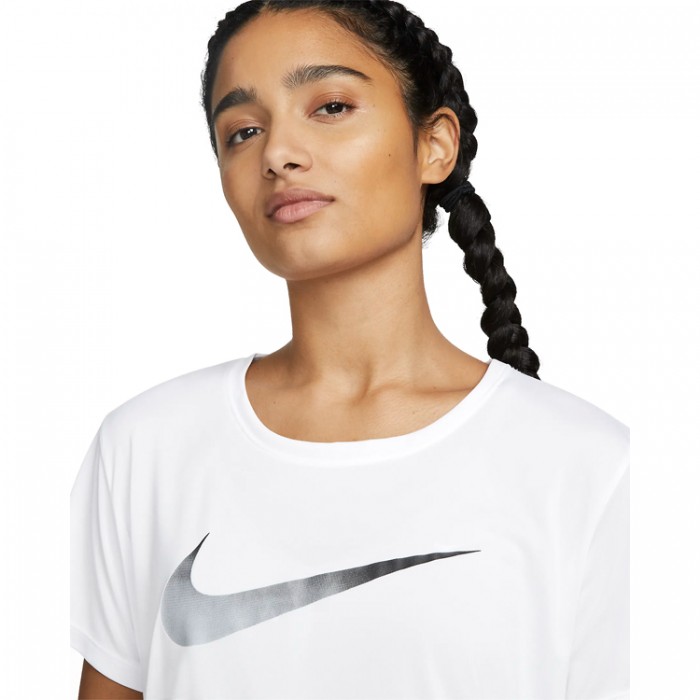 Tricou Nike W NK ONE DF SWSH HBR SS DX1025-100 - 3