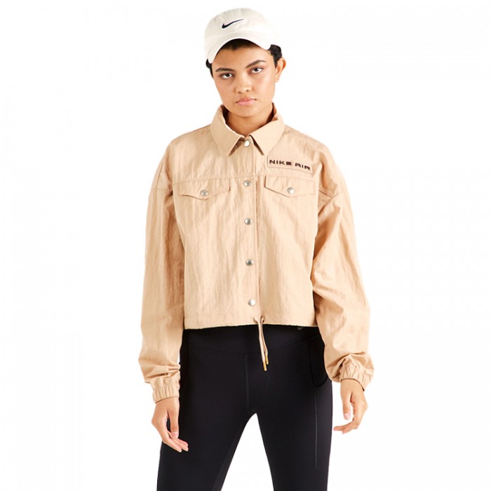 Scurta Nike W NSW AIR WVN MOD CROP JKT FB8077-200 - 4