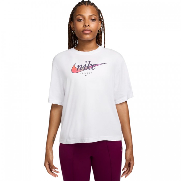 Футболка Nike W NK DF SLAM SS TEE FZ3502-100 - изображение №4