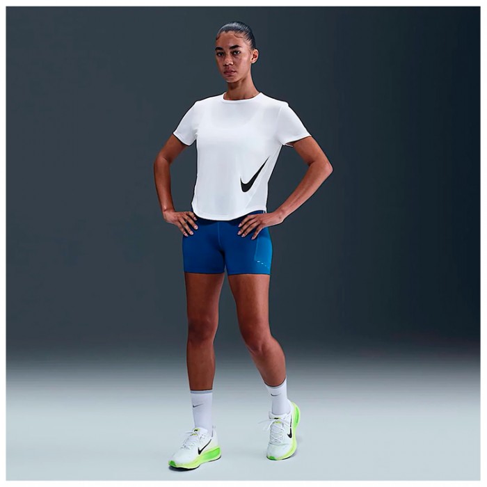Tricou Nike W NK TEMPO SWSH HBR DF SS TOP HV2772-100 - 2