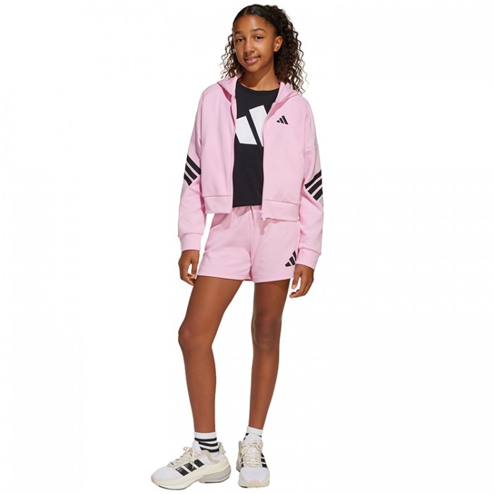 Hanorac Adidas JG FI 3S FZ JD1300 - 5