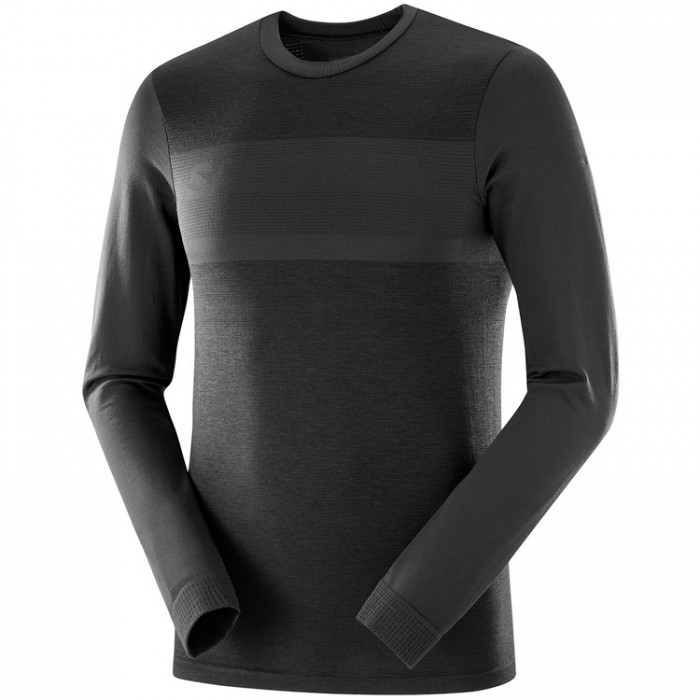 Футболка с длинным рукавом термобелье Salomon SNTIAL WOOL LS TOP M LC2118100