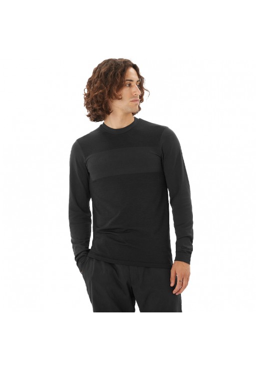 Tricou termica cu maneca lunga Salomon SNTIAL WOOL LS TOP M