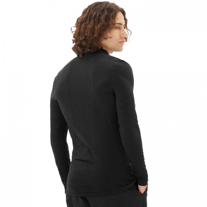 Футболка с длинным рукавом термобелье Salomon SNTIAL WOOL LS TOP M LC2118400 - 3