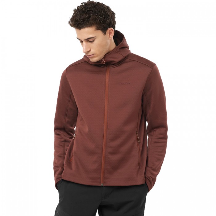 Hanorac Salomon SNTIAL MIDFLEECE FZ HD LC2293500 - imagine №5