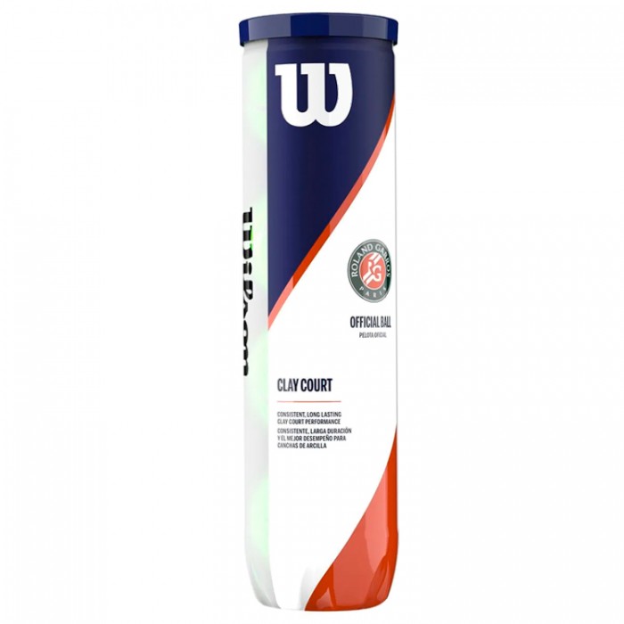 Набор мячей для тенниса 4 шт Wilson Roland Garros Clay Ct 4 Ball WRT115000
