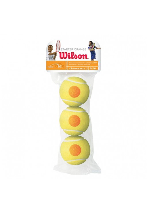 Набор мячей для тенниса 3 шт Wilson STARTER GAME 3 PK TBALL 