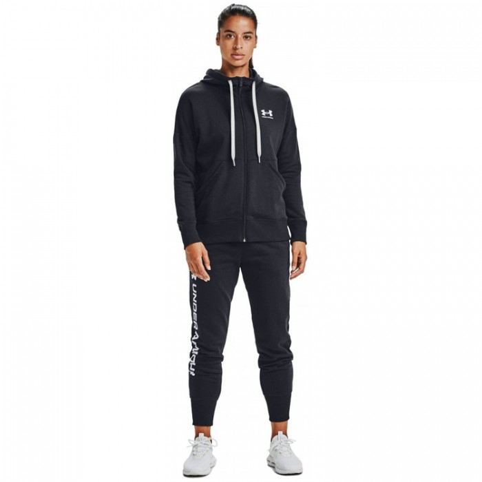 Hanorac Under Armour RIVAL FLEECE FZ HOODIE 1356400-001 - imagine №2