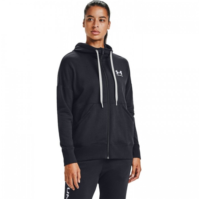 Hanorac Under Armour RIVAL FLEECE FZ HOODIE 1356400-001 - imagine №5